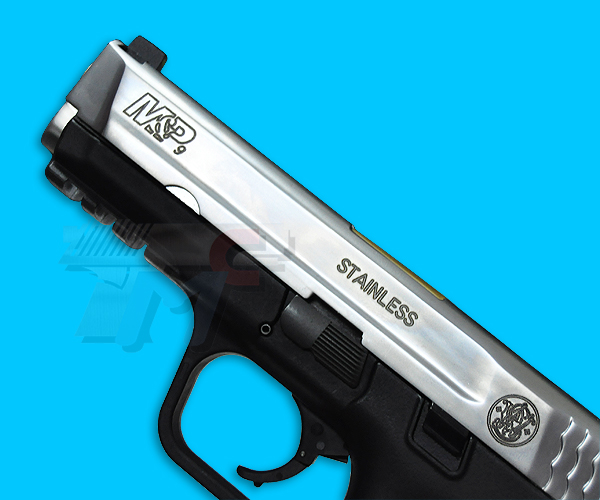 3HK MP Big Bird Gas Blow Back with Full Marking(Black / Silver Slide) - Click Image to Close