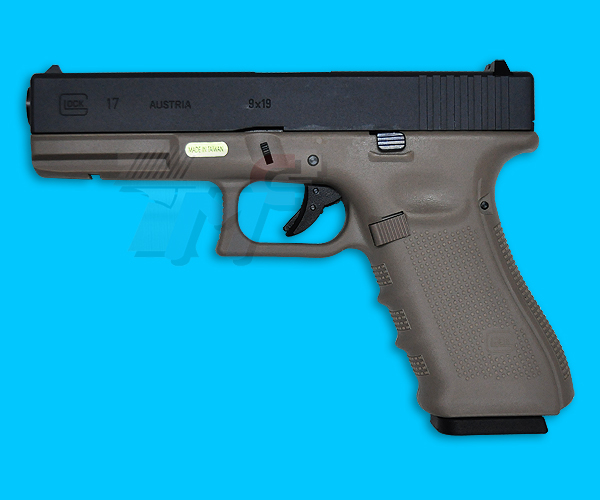 3HK G17 GEN. IV with Marking Gas Blow Back(Tan) - Click Image to Close