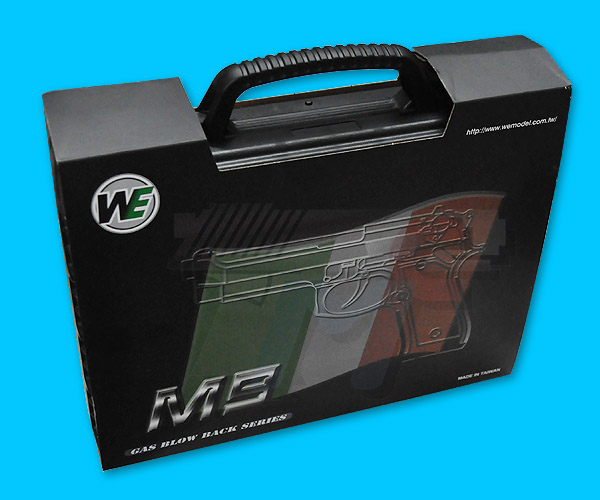 WE New M9A1 Gas Blow Back with LED Gun Case(Black) - Click Image to Close