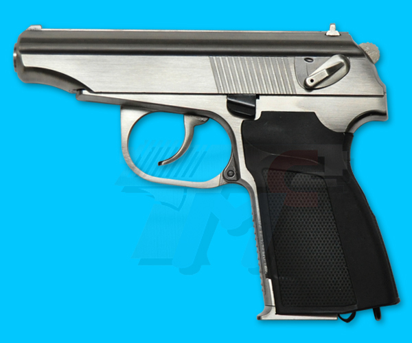WE Makarov Gas Blow Back(Silver) - Click Image to Close