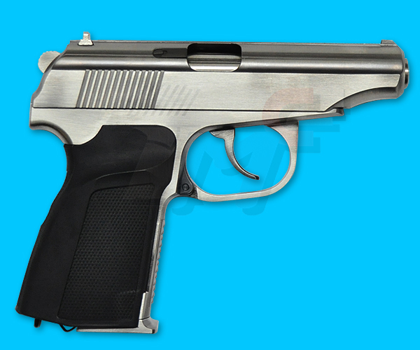 WE Makarov Gas Blow Back(Silver) - Click Image to Close