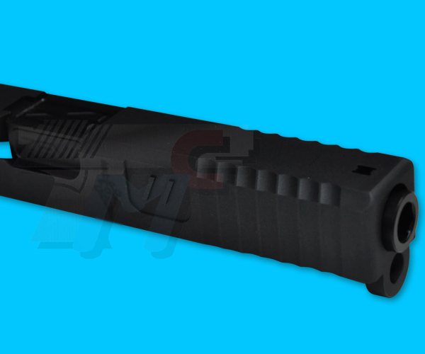 Nebula Z Style Veteran Cut Custom Slide Set for Marui G17(Black) - Click Image to Close