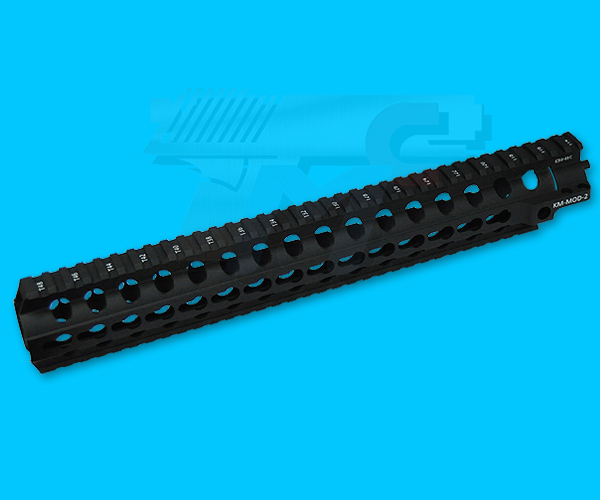 GHK 12.5inch Aluminum Keymod MOD-2 Rail for M4 Airsoft - Click Image to Close
