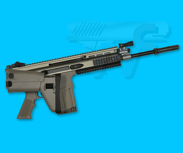 WE SCAR-H Gas Blow Back(TAN) - Click Image to Close