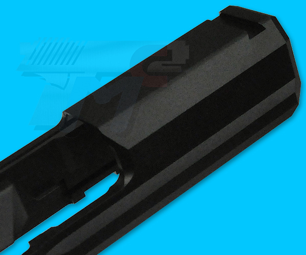 Mafioso Arms USP Compact Aluminum Slide Set for Marui USP Compact (9mm / Black) - Click Image to Close