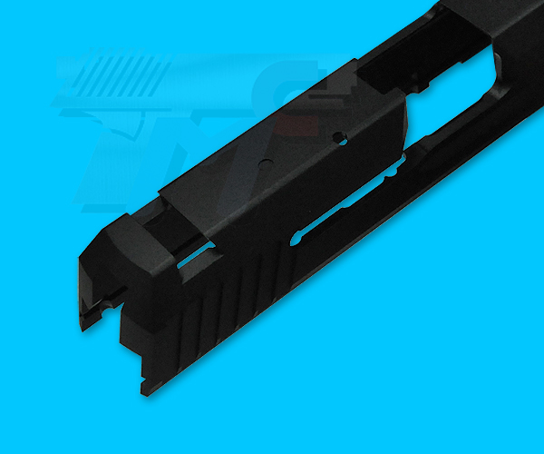 Mafioso Arms USP Compact Aluminum Slide Set for Marui USP Compact (.40 S&W / Black) - Click Image to Close