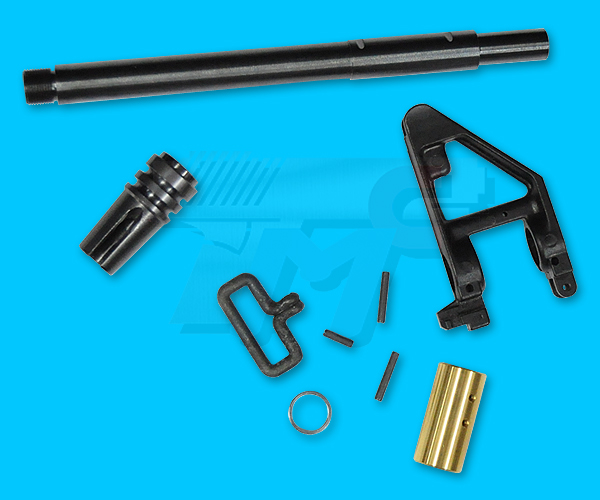 Z-Shot M16VN Steel Outer Barrel Set for Systema PTW M4 - Click Image to Close