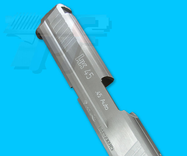 RA TECH CNC HK45 Stainless Slide & Outer Barrel Set for KSC/KWA HK45 - Click Image to Close