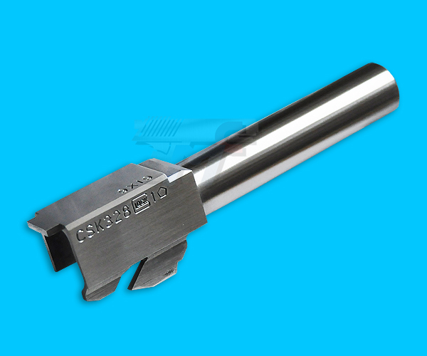 RA TECH CNC Steel Outer Barrel for WE G19(Silver) - Click Image to Close