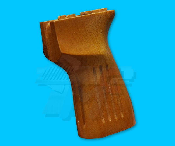Spear Arms Wood Grip for KSC VZ61 GBB(Type A) - Click Image to Close
