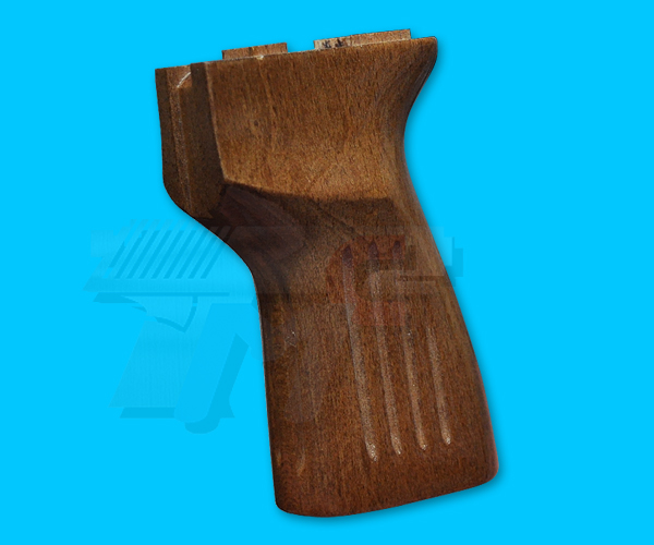 Spear Arms Wood Grip for KSC VZ61 GBB(Type B) - Click Image to Close