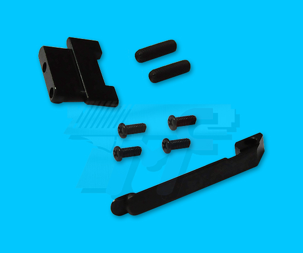 DETONATOR Aluminum Slide Set for KSC HK45(System 7)(Black) - Click Image to Close