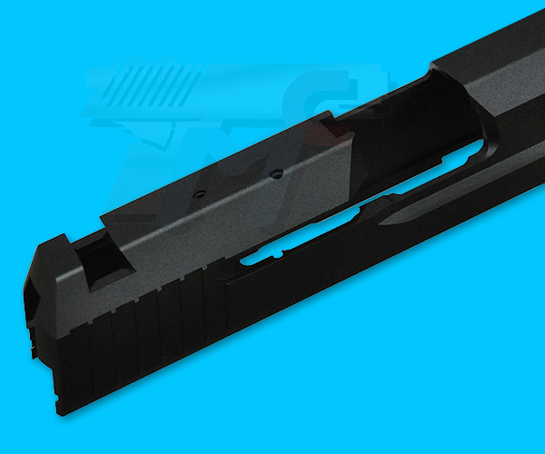 DETONATOR Aluminum Slide Set for Marui USP Compact(Black) - Click Image to Close