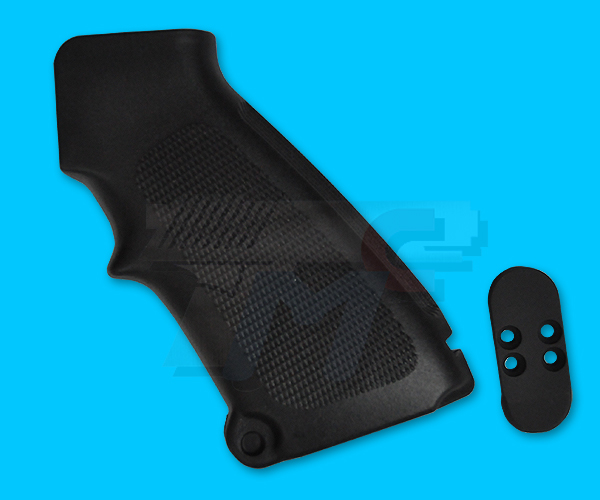 G&P Storm Grip with Metal Grip Cover for Systema M4(Black) - Click Image to Close