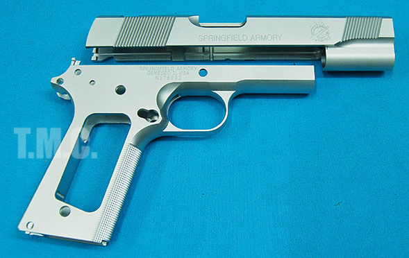 NOVA Springfield Metal body set for Marui M1911(Silver) - Click Image to Close