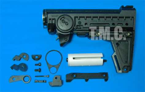G&P MG 9P Stock For Marui M4 Series(Black) - Click Image to Close