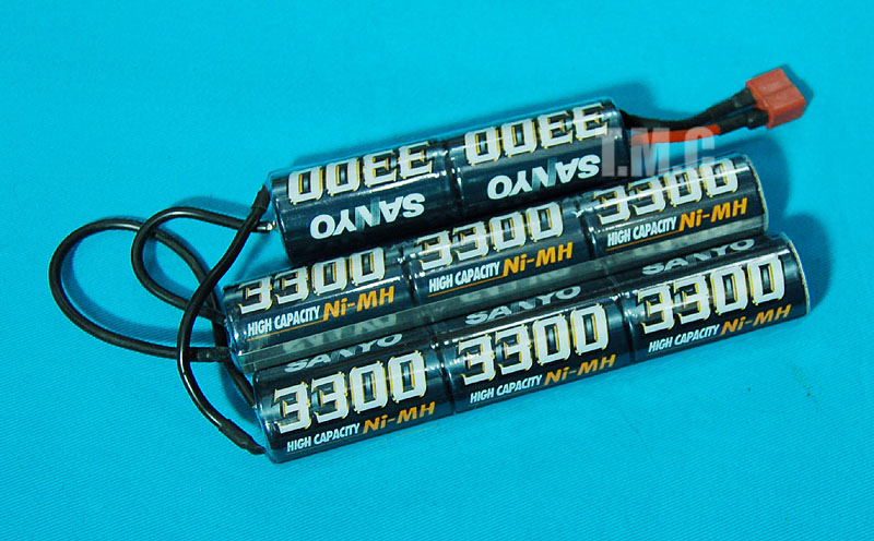 Sanyo 9.6v 3300mah Large Type Battery - Click Image to Close