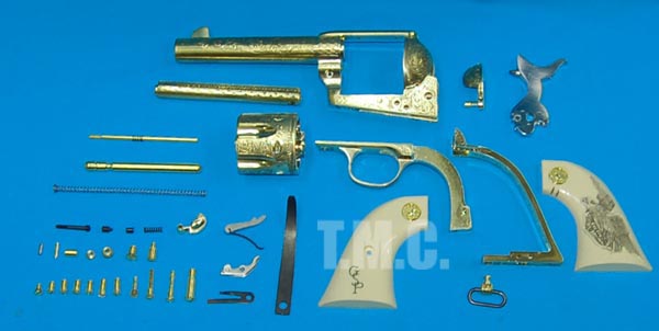 Marushin Colt Single Action Army .45 George S Patton Model Gun Metal Kit - Click Image to Close