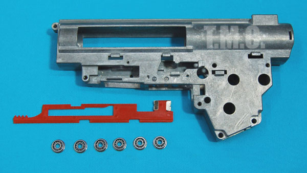 King Arms Ver.3 8mm Bearing GearBox with AK Selector Plate - Click Image to Close