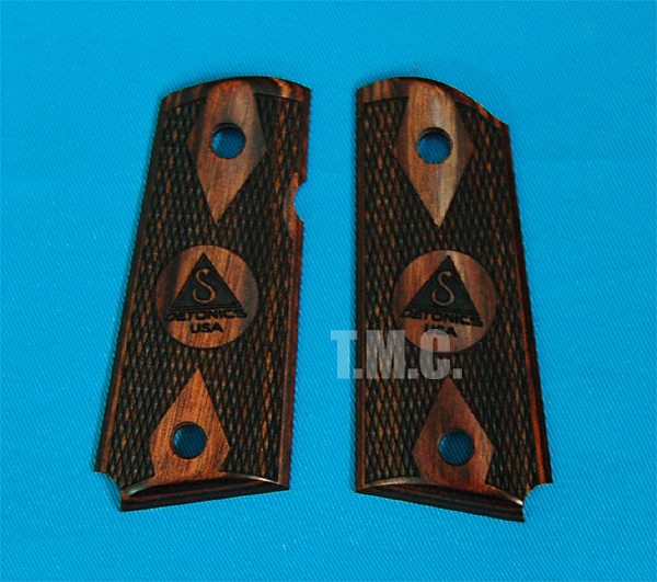 Altamont Wood Grip for Marui Detonics .45(Rose) - Click Image to Close