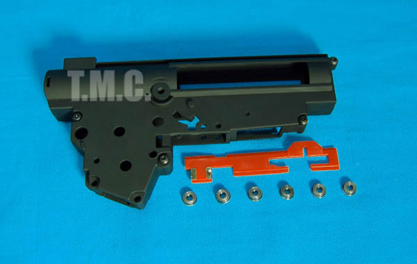 King Arms Ver.3 7mm Bearing GearBox with 36 Selector Plate - Click Image to Close