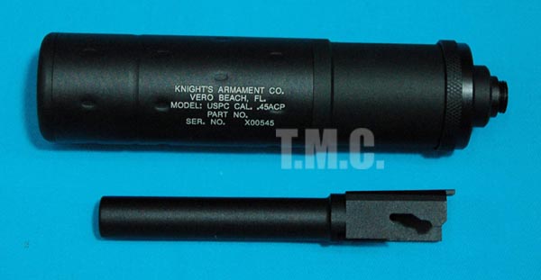 Pro Arms SIG226 Metal Outer Barrel with Silencer Adaptor & KAC OHG Silencer - Click Image to Close