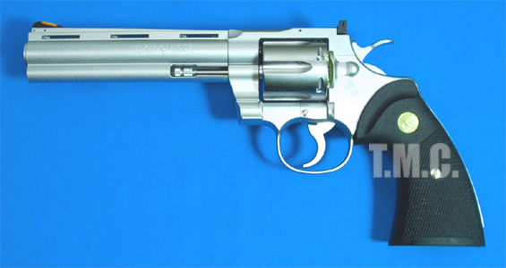 TANAKA Colt Python .357 Magnum 6inch Revolver(Silver) - Click Image to Close