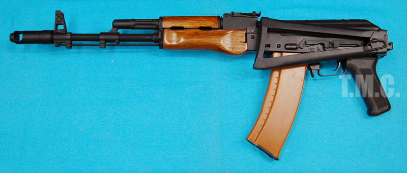 Kalash AKS-74N Electric Airsoft Rifle(Wood Version) - Click Image to Close