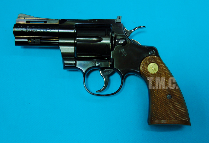 TANAKA Colt Python .357 Magnum 3inch Revolver(Midnight Gold) - Click Image to Close