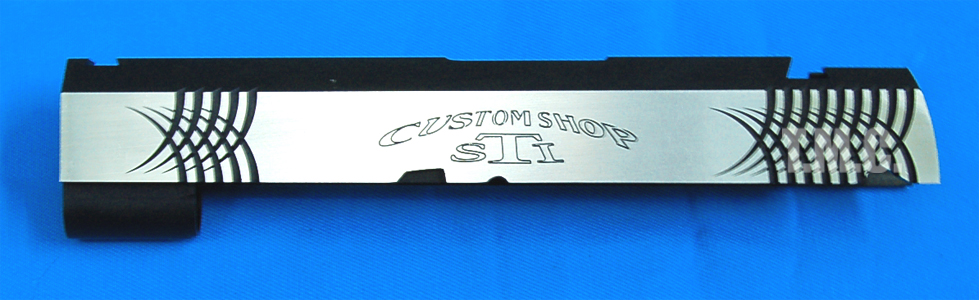 Shooters Design STI Custom Shop Metal Slide for Marui 4.3(2-Tone) - Click Image to Close