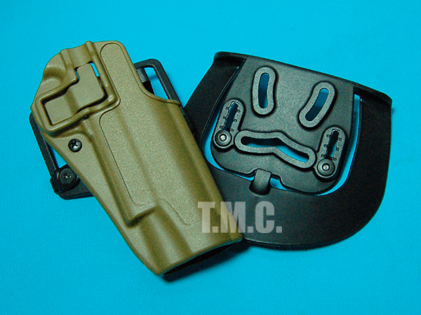 BlackHawk CQC SERPA Right Hand Holster for Colt M1911 & Clones(Tan) - Click Image to Close