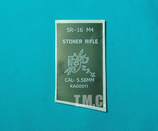 PDC Logo Sticker(SR-16 M4) - Click Image to Close