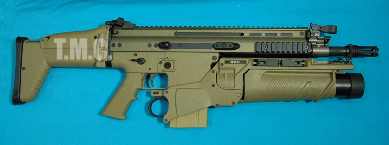 ARES FN SCAR Heavy Deluxe Version(Tan) - Click Image to Close