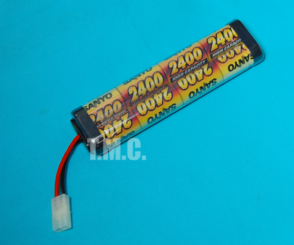 Sanyo 9.6V 2400mAh Large Type Battery(Ni-CD) - Click Image to Close