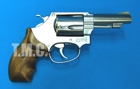 Marushin 8mm S&W M60 Chiefs Special 3inch Silver(Wood Grip) - Click Image to Close