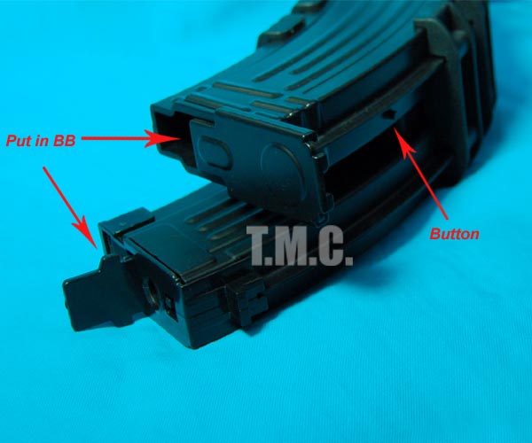 Hero Arms Electric AK Double Magazine(Push Button) - Click Image to Close