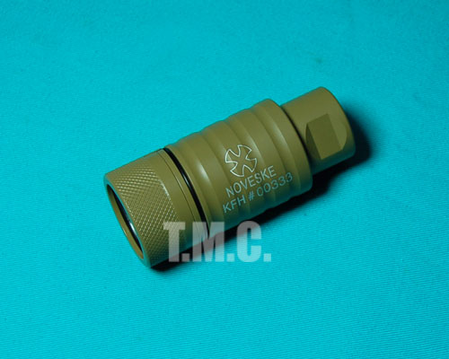 Madbull Noveske KFH Adjustable Amplifier Flash Hider(TAN) - Click Image to Close
