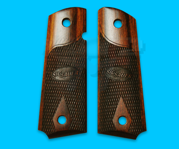 Altamont SIG GSR Wood Grip for M1911 Series(Brown) - Click Image to Close