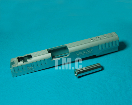 Creation Aluminum Slide for Hi-Capa 5.1 & M1911A1 - Limcat Phantera Knife(Silver) - Click Image to Close
