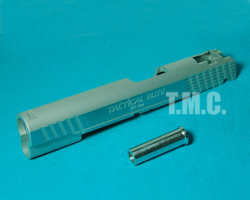 Creation Aluminum Slide for Hi-Capa 5.1 & M1911A1 - Tactical Elite(Silver) - Click Image to Close