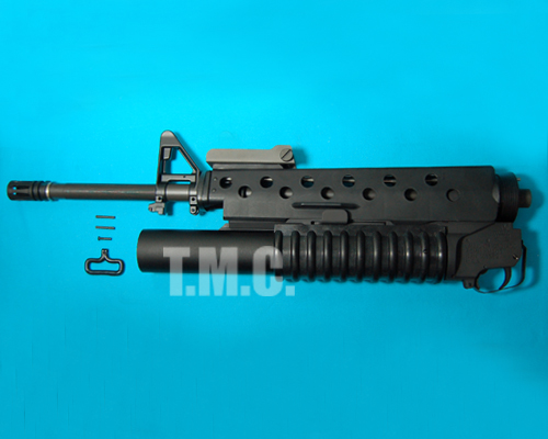 G&P M16A2 with M203 Front Set for Marui M4 / M16 Series(Long) - Click Image to Close