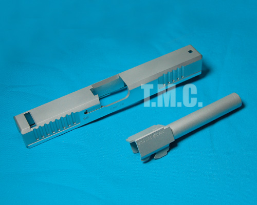 Creation Aluminum Slide for Marui G17 - Caspian & Shuey Custom(Silver) - Click Image to Close