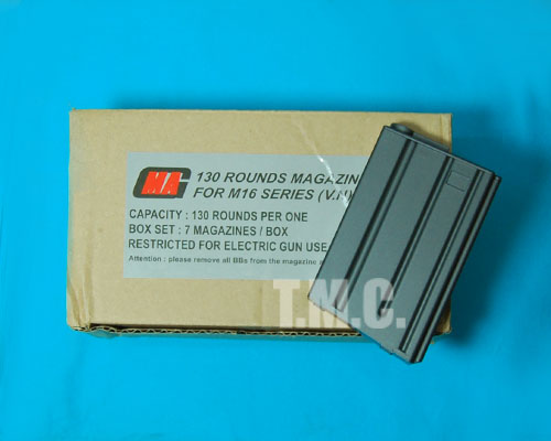 MAG 130 Rounds Magazine for M16 VN Box Set(7 PCS) - Click Image to Close