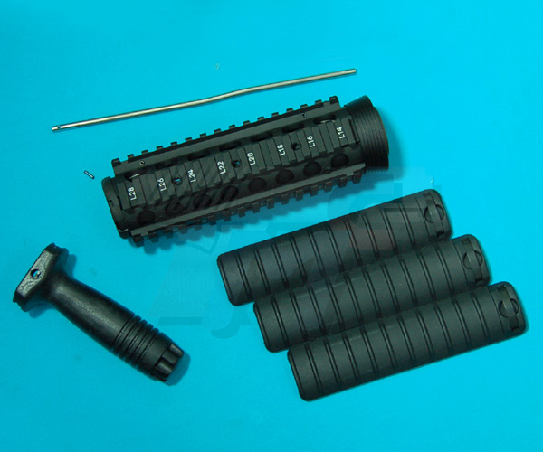 G&P M4 RAS Handguard Kit for M4 AEG(Package B) - Click Image to Close
