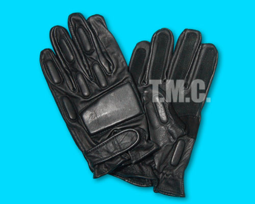 King Arms SWAT Full Finger Leather Gloves(L) - Click Image to Close