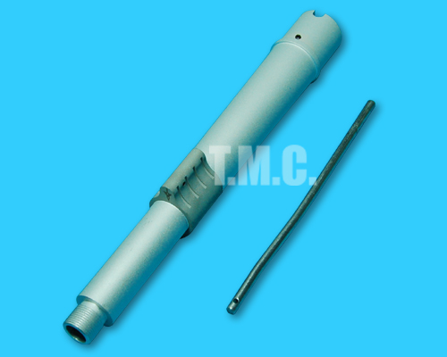 DYTAC 7.5inch SBR Outer Barrel Assemble for Systema PTW(Silver) - Click Image to Close