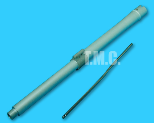 DYTAC 14.5inch Carbine Outer Barrel Assemble for Systema PTW(Silver) - Click Image to Close