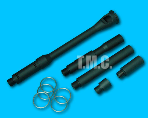 TAF Aluminum Outer Barrel Set for Western Arms M4 Series - Click Image to Close