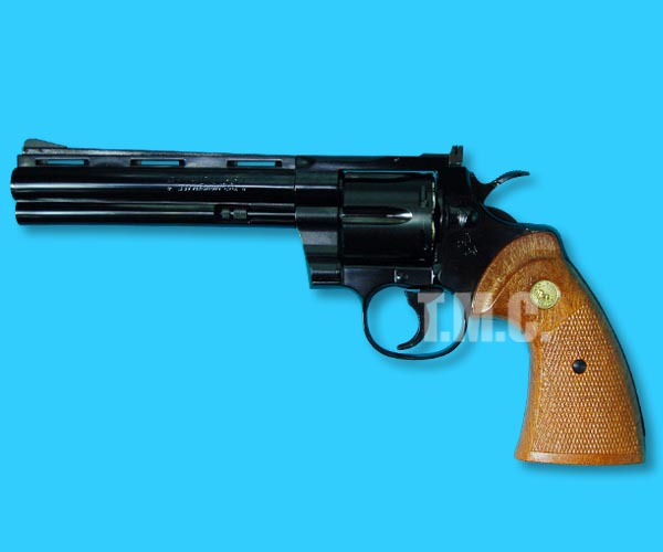 TANAKA Colt Python .357 Magnum 6inch Revolver(Steel Finish) - Click Image to Close