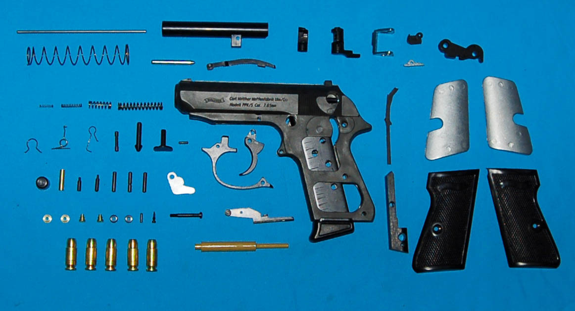 Marushin Wather PPK/s Center Fire Model Gun Kit(Black) - Click Image to Close